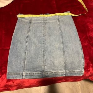 Free People Denim Skirt